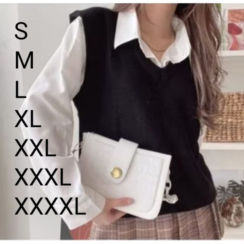 ROMPI / Vest RAJUT WANITA JUMBO LD 85 - 90 - 100 - 120- 130 - 140 - 150 BIG SIZE JUMBO