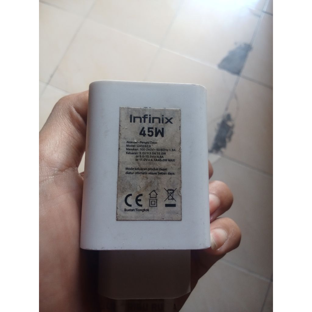 Charger ORI Infinix 45watt