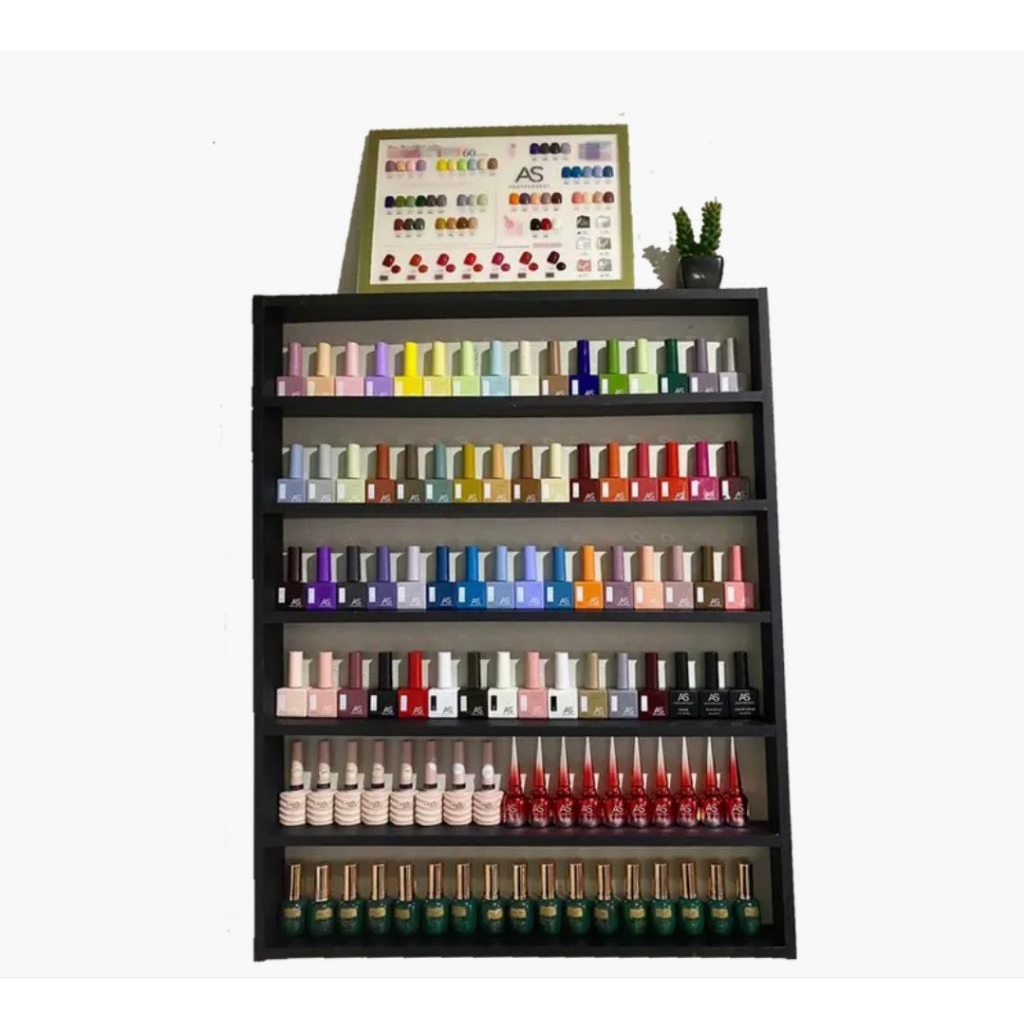Rak Nail Art Rak Kutek Rak Parfum Rak Mainan Lego Kosmetik Dinding Minimalis