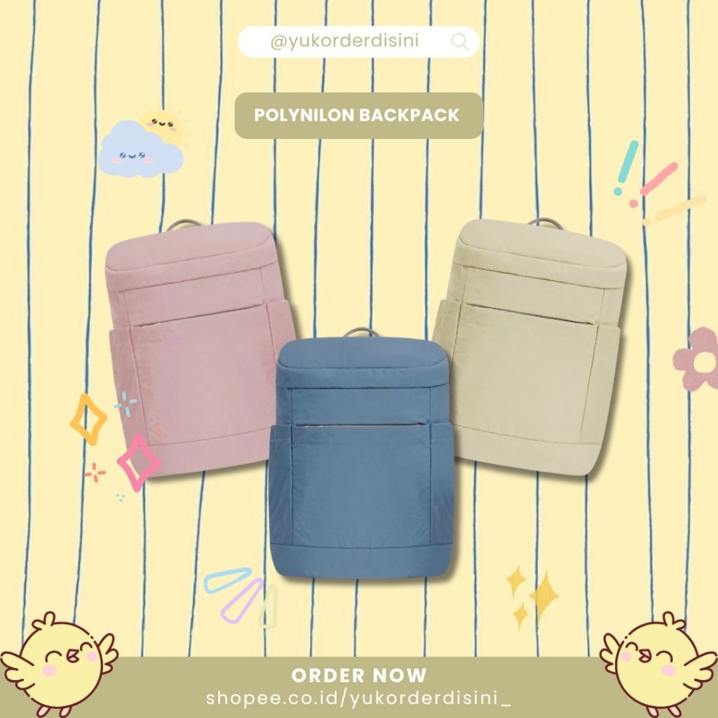 BACKPACK SEKOLAH/RANSEL SEKOLAH /TAS SEKOLAH WANITA PASTEL / TAS SEKOLAH ANAK/ TAS KULIAH MUAT BANYA