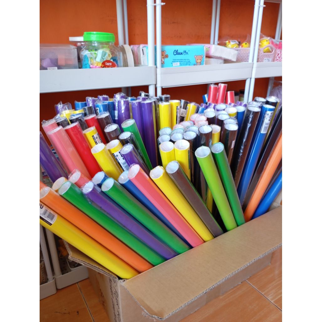 

[aesthetic_aksesoris] kertas manggis/kertas kado polos warna HANYA INSTANT 1PCS