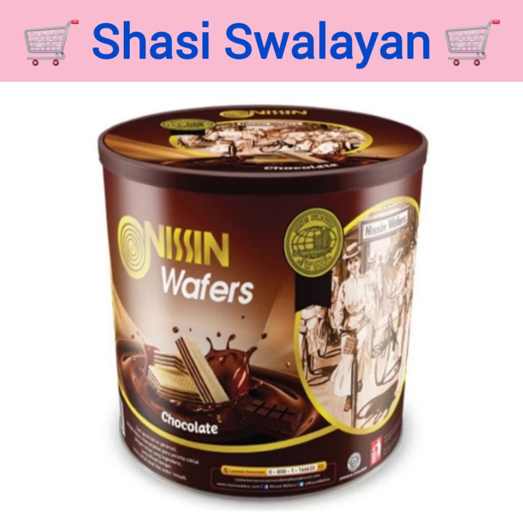 

NISSIN Wafers Chocolate Kaleng 570 gram
