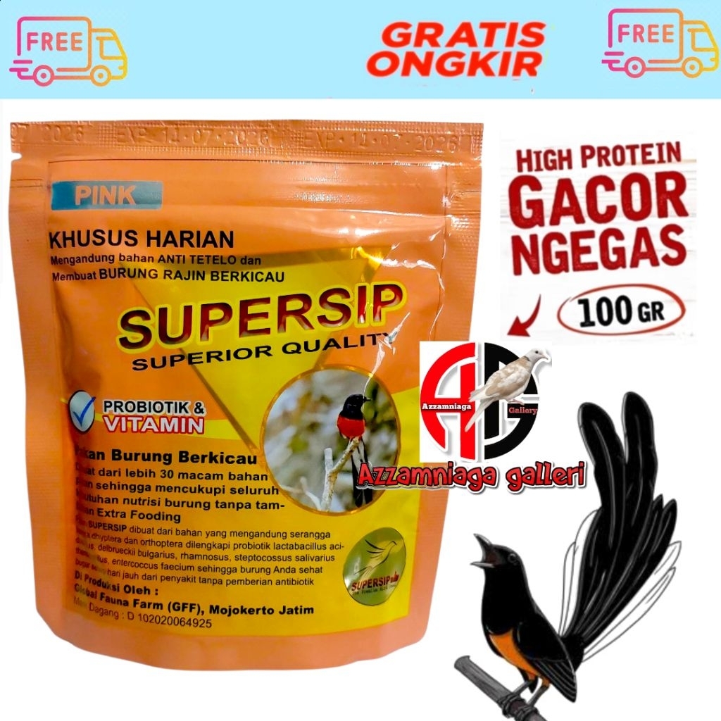 VOER SUPERFIT PINK VOER BURUNG  MURAI VOER SUPERSIP PINK  MURAI