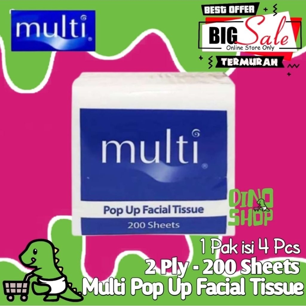 Tissue Kotak Multi Pop Up/Tisu Multi Pop up