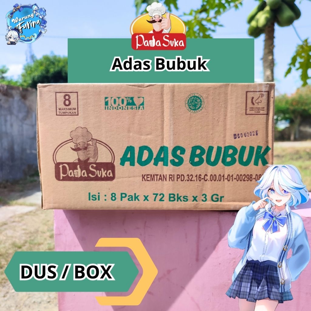 

Padasuka Adas Bubuk Sachet 3gr | Dus/Box