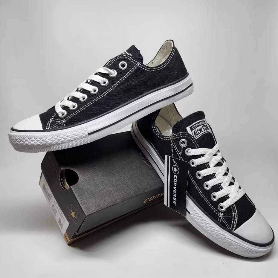 Sepatu Convers All star Sekolah Hitam Pria Wanita Casual Grade Ori