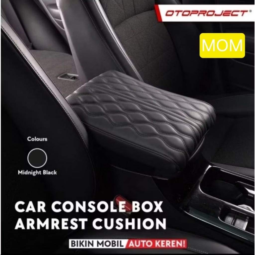 Otoproject - Bantalan Console Box Universal Mobil / Car Console Armrest Cushion Warna Hitam