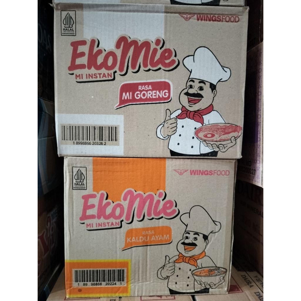 

EkoMie Mi Instan Rasa Mi Goreng/Kaldu Ayam ( 1 dus isi 40 Pcs )