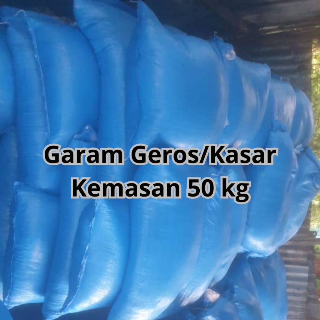 

Garam Geros, Garam Grosok, Garam Krosok, Garam Kasar Kemasan 50 Kg