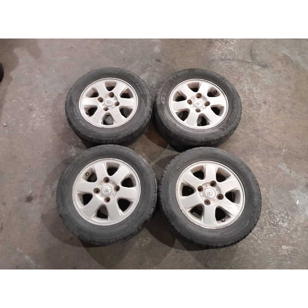 Velg Mobil Bekas Std Avanza Ring 14 x5 Et45 Pcd 4x114 Plus Ban 185/70 R14