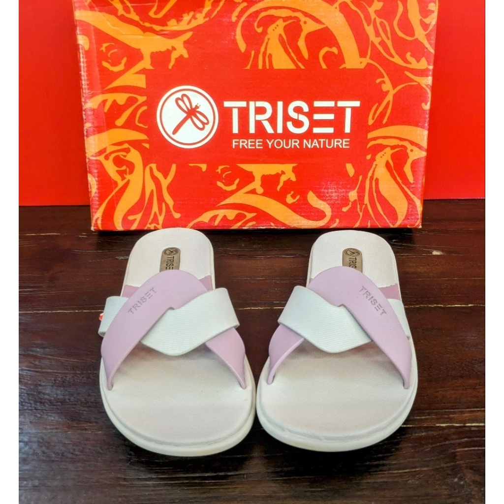 Sandal Flat Karet Triset Original