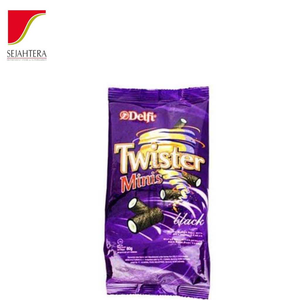 

Delfi Twister Minis Black Vanilla 70g / Twister Black Vanilla