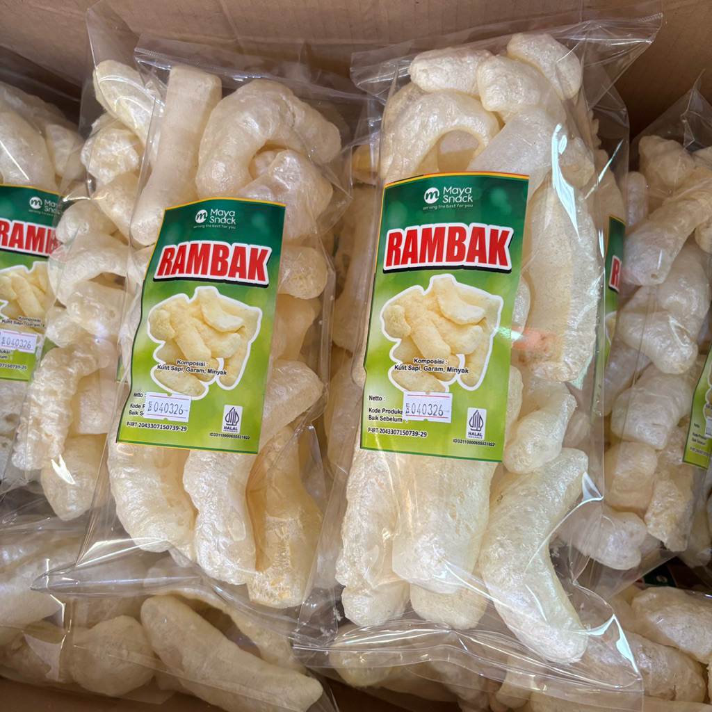 

RAMBAK SAPI ENAK SIAP MAKAN KEMASAN OLEH-OLEH RAMBAK SUPER DOROKDOK ASIN