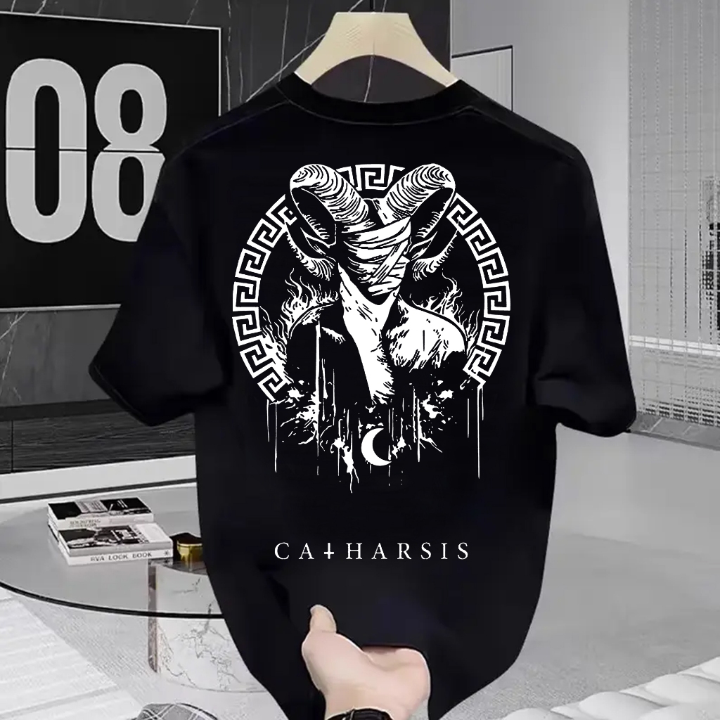 ✅COD CATHARSIS SERIES EMPIRE KAOS CATHARSIS EMPIRE TSHIRT CATHARSIS EMPIRE KAOS SATANIC LUCIFER T-sh