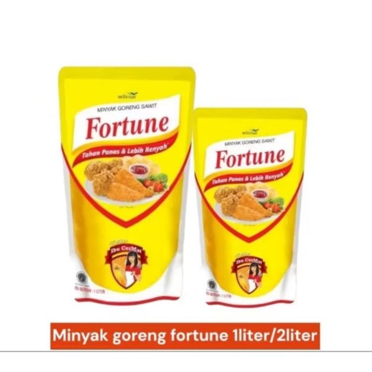 

Minyak Goreng Fortune Pouch 1 Liter & 2 Liter – Jernih, Ekonomis, dan Higienis