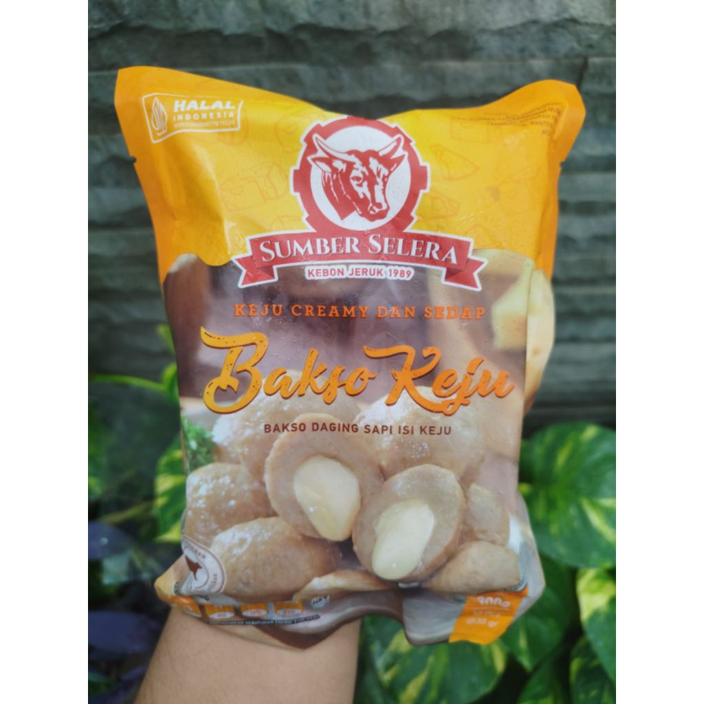 

Sumber Selera Bakso Daging Sapi Keju (isi 10pcs) Kemasan 300gram