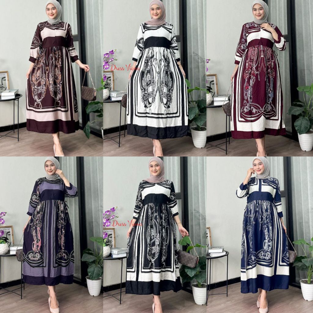 AGASTA_Dress viona / daster rayon premium/Ld 110cm