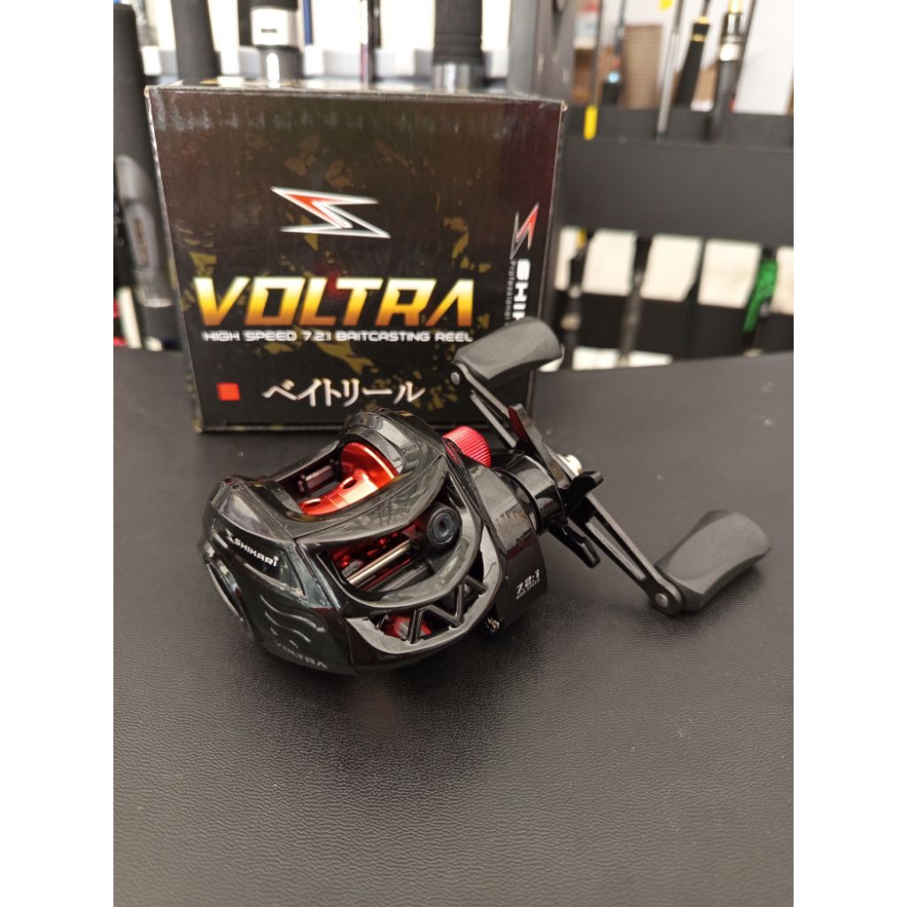 Reel BC Shikari Voltra 200L ril pancing baitcasting murah berkualitas