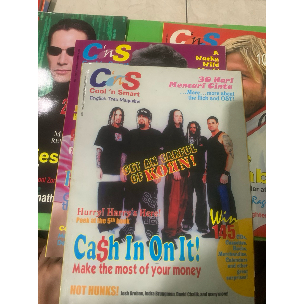 c’ns cool ‘n smart english teen magazine majalah 2004