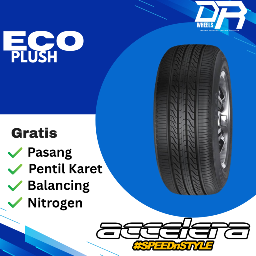 Ban mobil murah dan kuat anti berisik ukuran 165 80 r13 merek ACCELERA ECOPLUSH