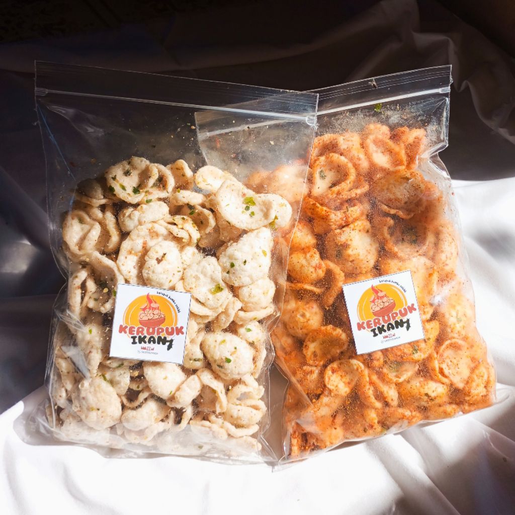 

blakZZ.id Kerupuk Ikan bumbu SEBLAK pedas/ori 250gram