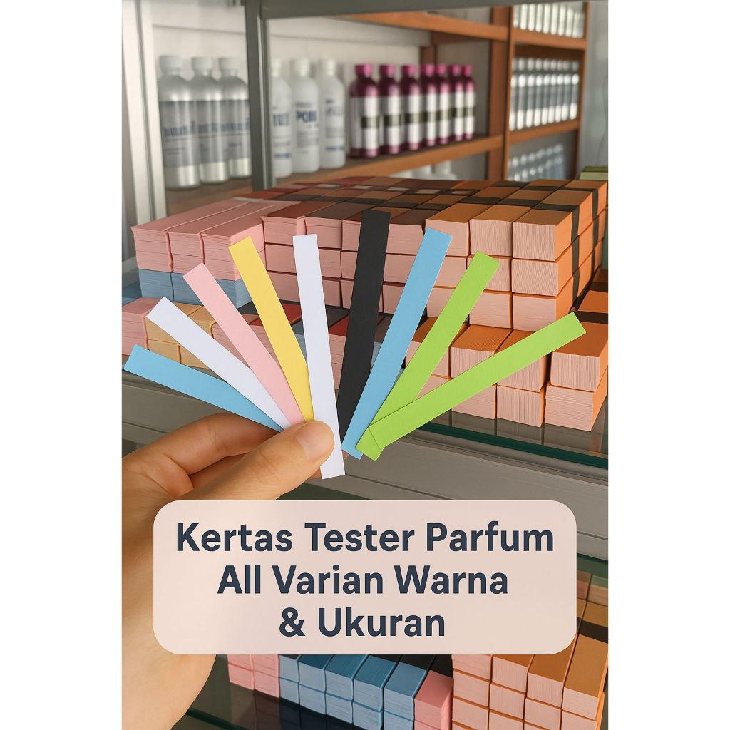 

Kertas Test Parfum / Smelling Strip Paper Tes Parfum Wangi Sampel 100 pcs
