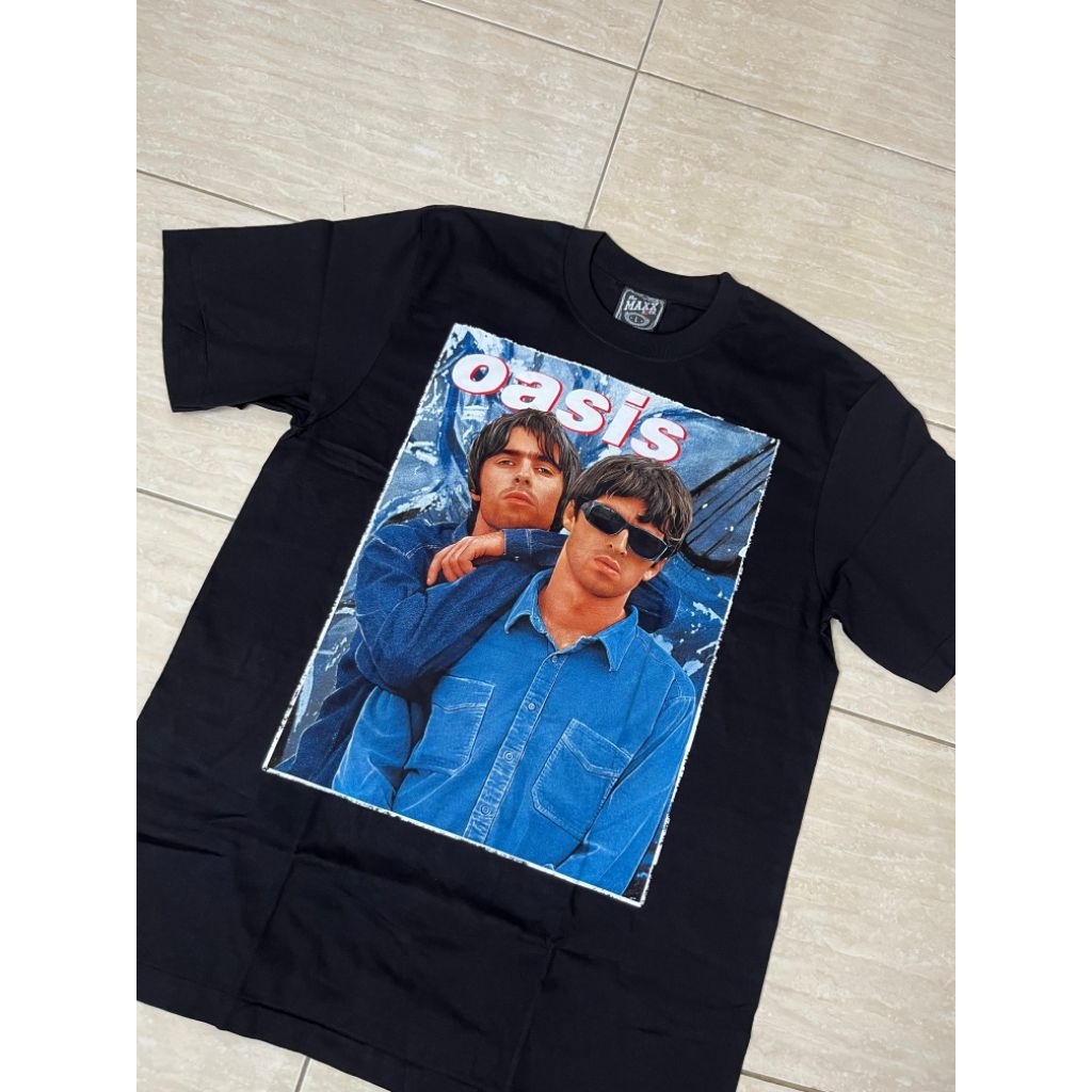 KAOS BAND BOOTLEG FANMADE IMPORT THAILAND THE ROXX THE MAXX DISCHARGE ALL OVER PRINT OASIS BARU