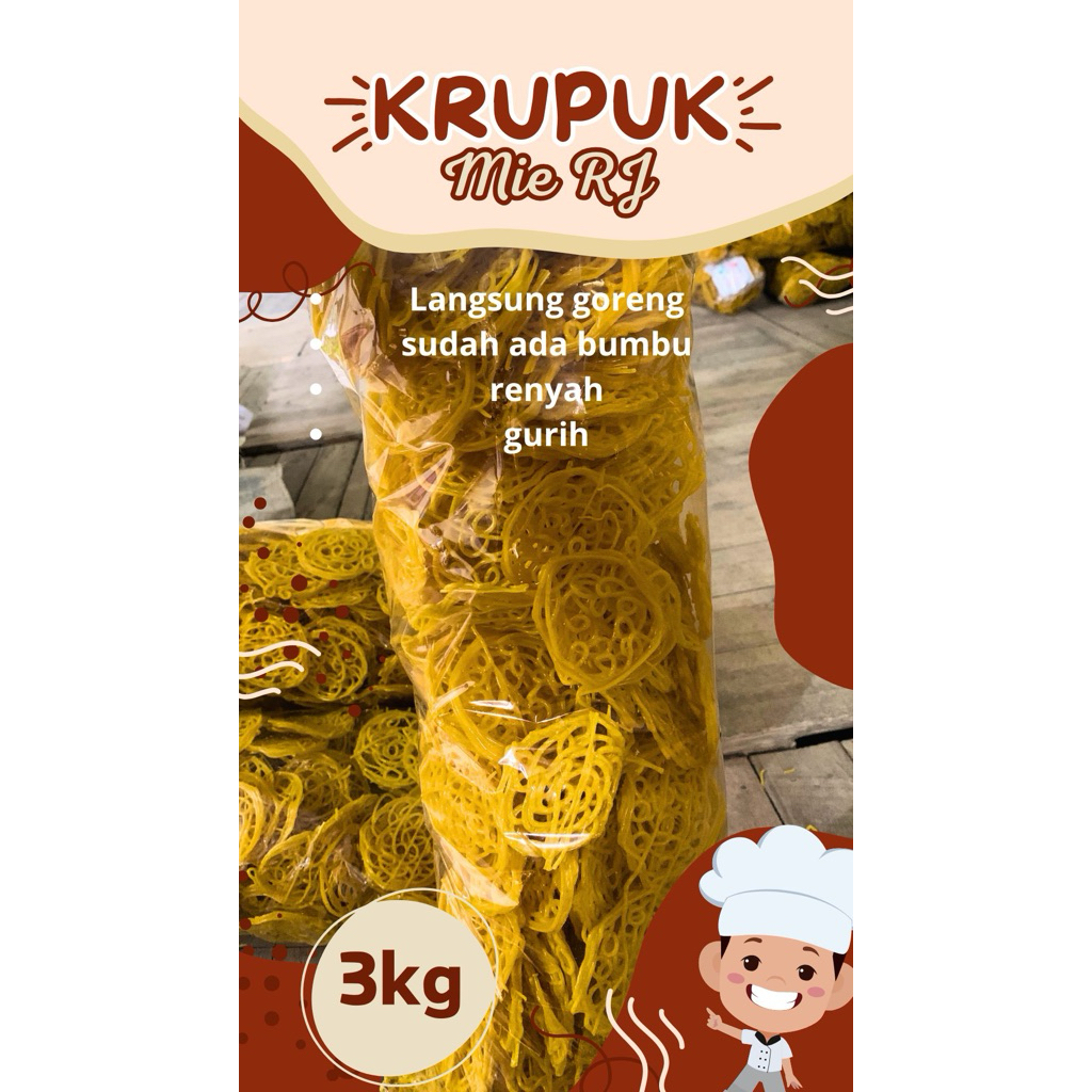 

krupuk mie rj jumbo 3kg