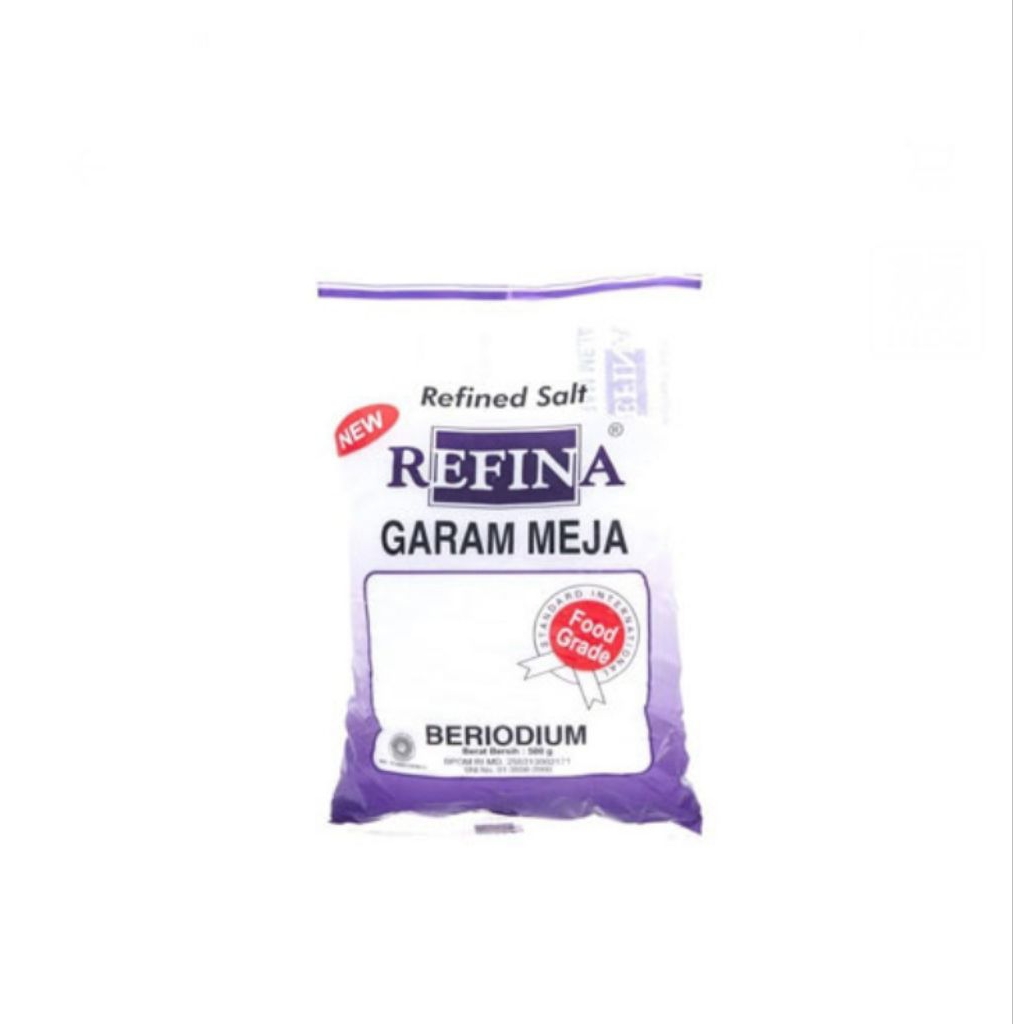 

refina garam meja murni 500 gr