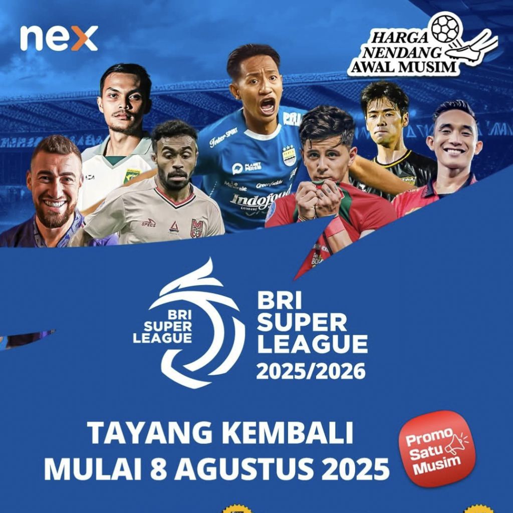 Paket Liga Indonesia Nex Parabola Matrix Garuda Hd Matrix Sinema