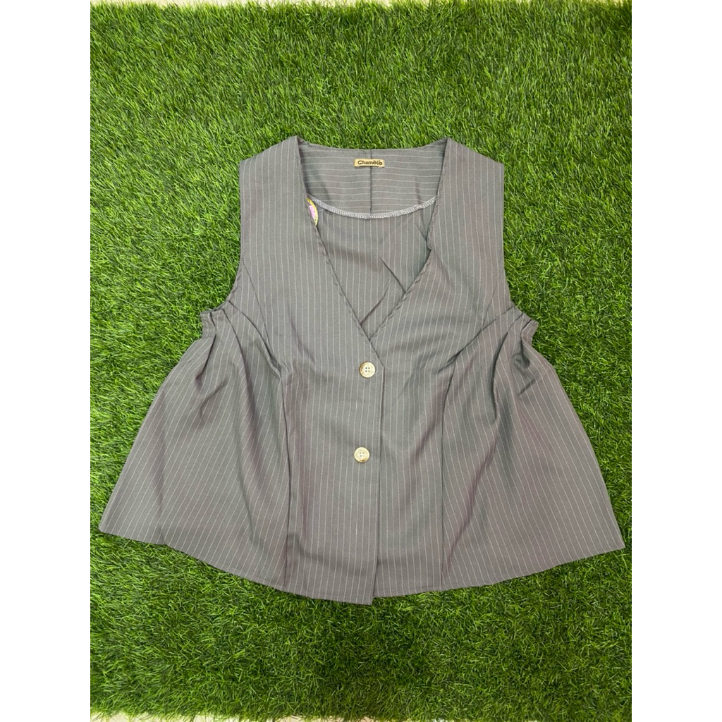 Vest Rompi Kerja Wanita - atasan wanita kekinian outer basic