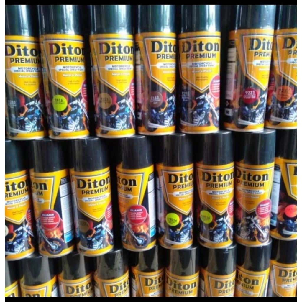 Diton premium ukuran 400cc merah hitam kuning putih biru gold unggu