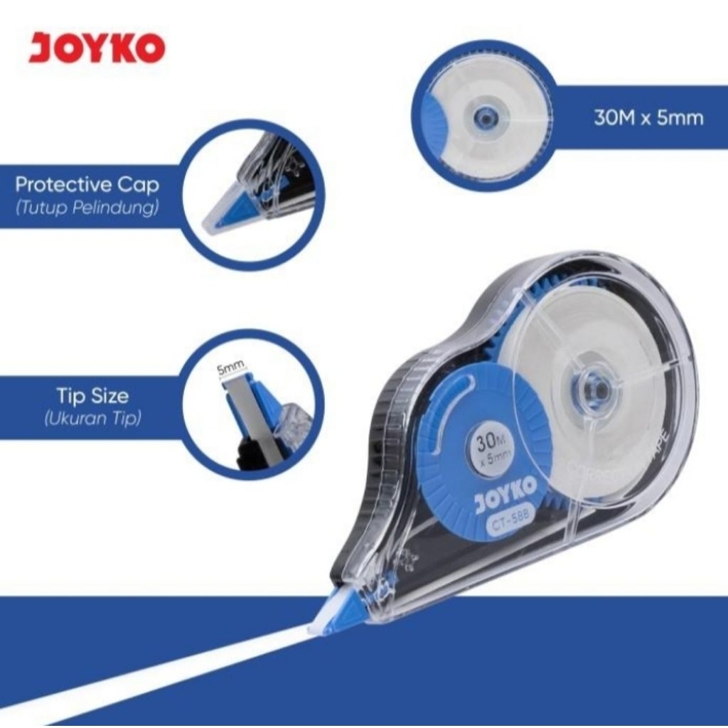 

Pita Koreksi correction Tape Joyko CT-588