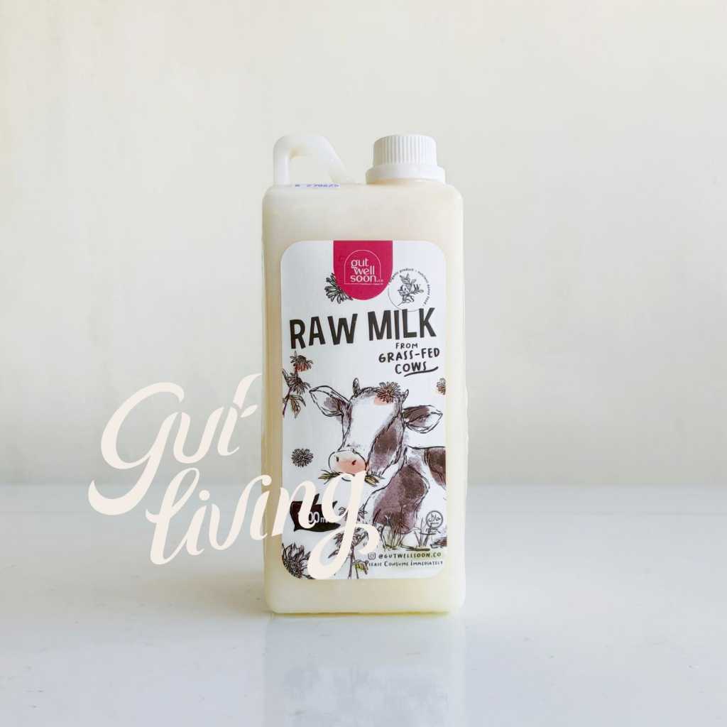 

Raw Cow Milk Grass Fed Cow (Susu Sapi Mentah Segar Beku Grass Fed) Frozen Gut Well Soon