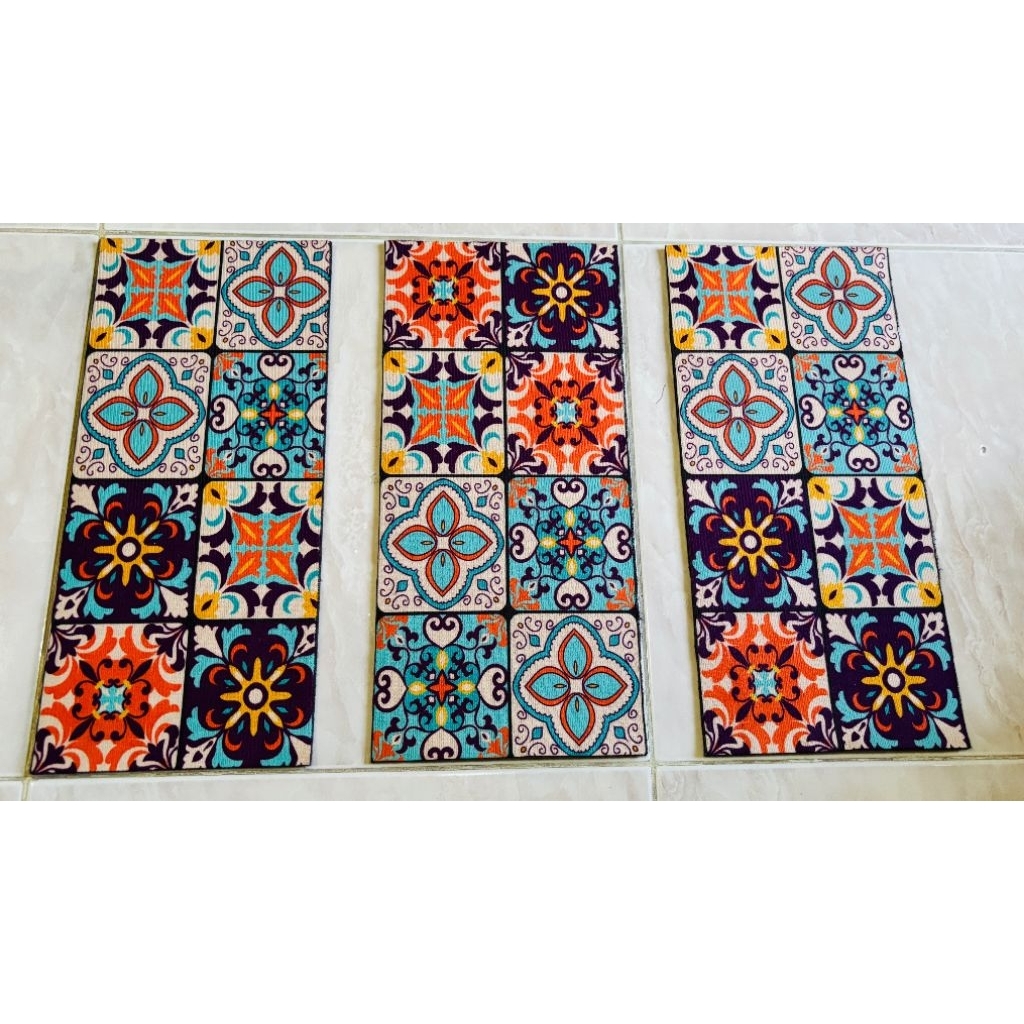 Penutup Ventilasi Udara Rumah Ac Motif Bohemian Batik Maroko Jaring Nyamuk Penghalang Nyamuk Serangg