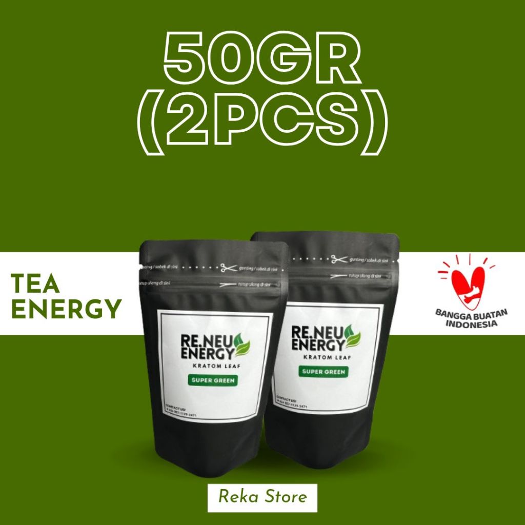 

Paket energi duble kemasan 50grams herbal tea terbaik nusantara