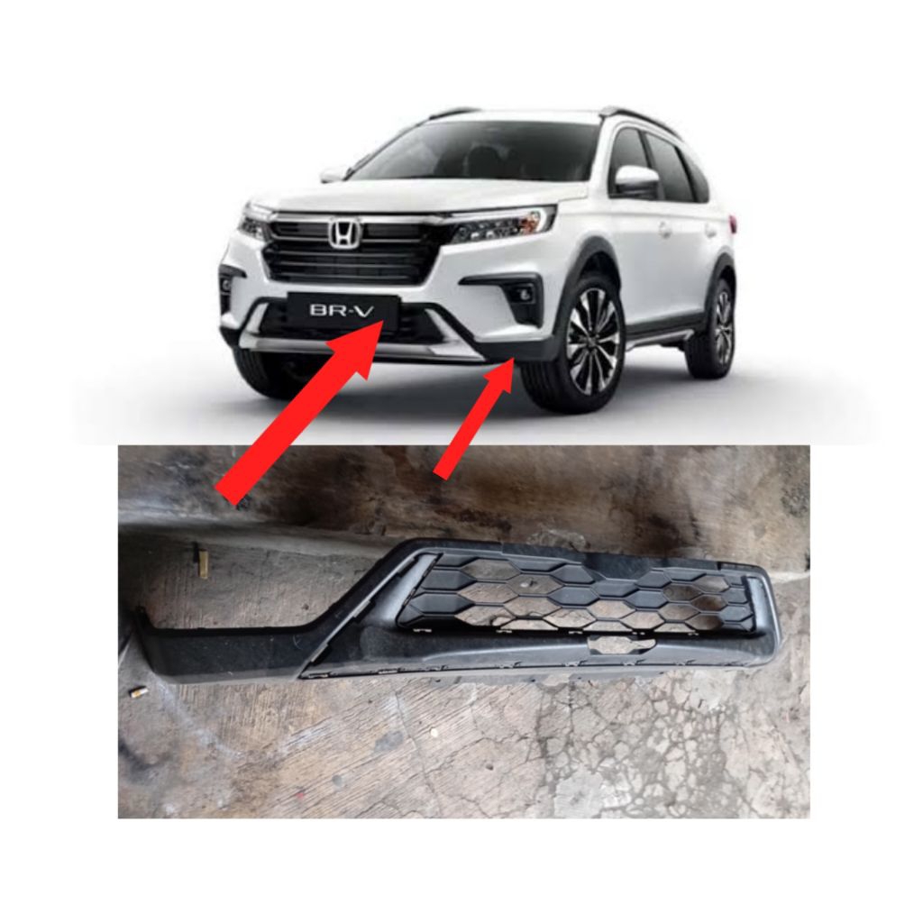 Spoiler Bumper Bawah Honda Brv 2021 2022 2023  Shecond Original
