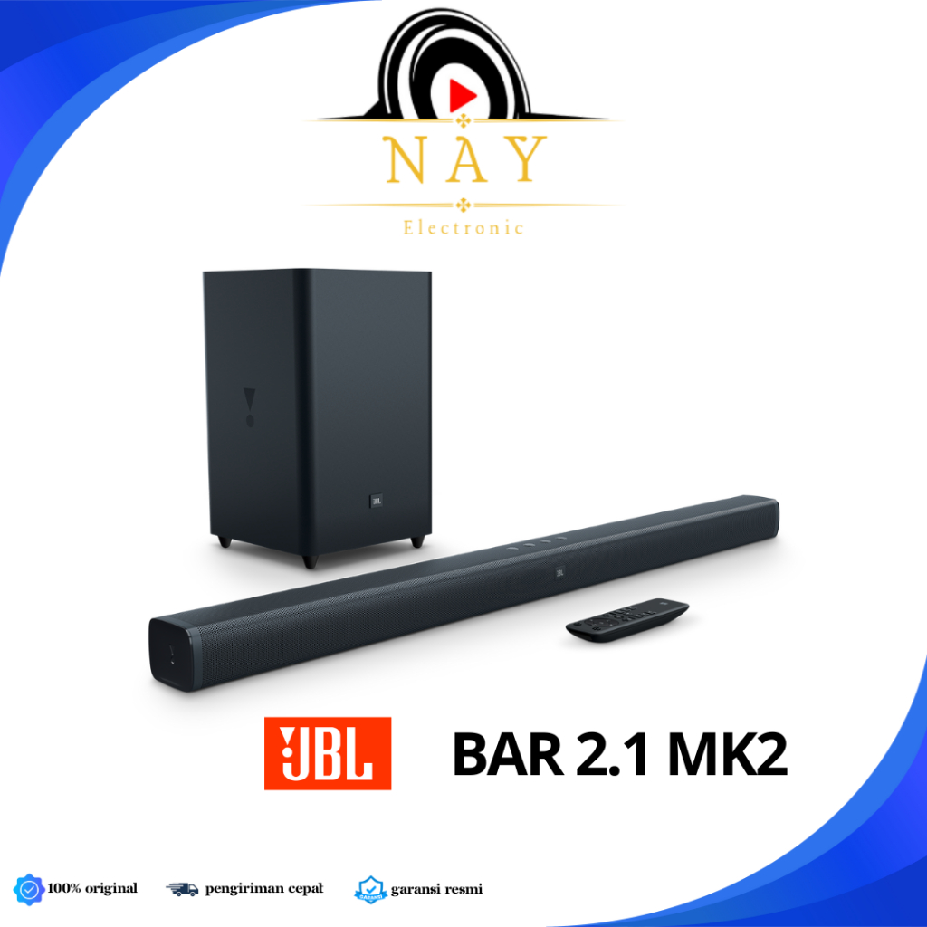 JBL BAR 2.1 MK2 Speaker MKII - JBL BAR 2.1 MK2 Deep Bass Bar2.1 Deep Bass MkII | Speaker Soundbar JB
