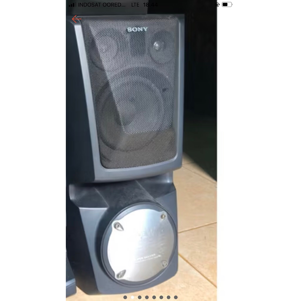 sepasang speaker pasif sony lbt v8900av