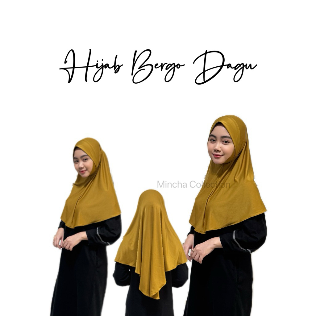 Bergo dagu / Hijab instan Dagu