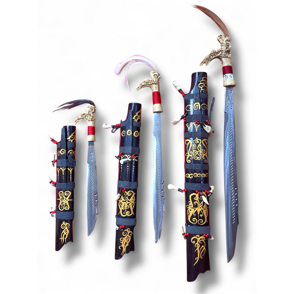 MANDAU NARI ANAK DEWASA TIDAK TAJAM KHAS DAYAK KALIMANTAN