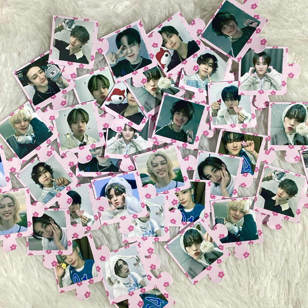 

[Luvlystuff] STRAYKIDS PUZZLE STICKER || SKZ KPOP DECO STIKER MAIL