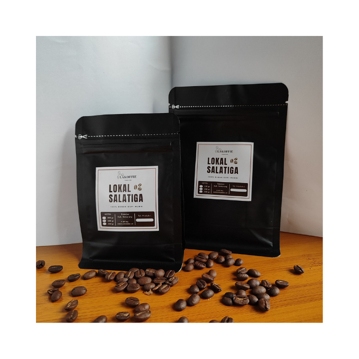 

Kopi Robusta Salatiga LAKOFFIE Bubuk Murni 100% - 500g