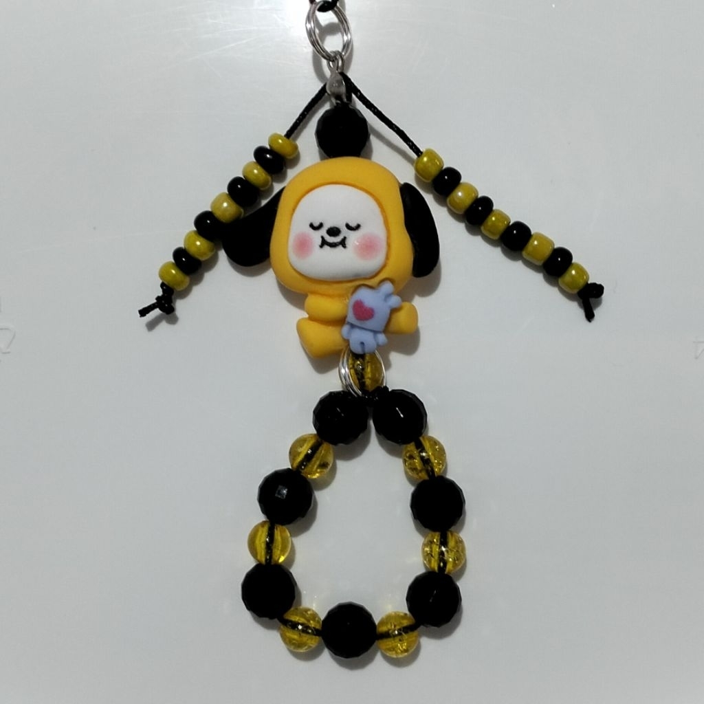 by.irene88 BT21 Chimmy - Phone Strap Keychain Bag Charm Gantungan HP Gantungan Tas Gantungan Kunci