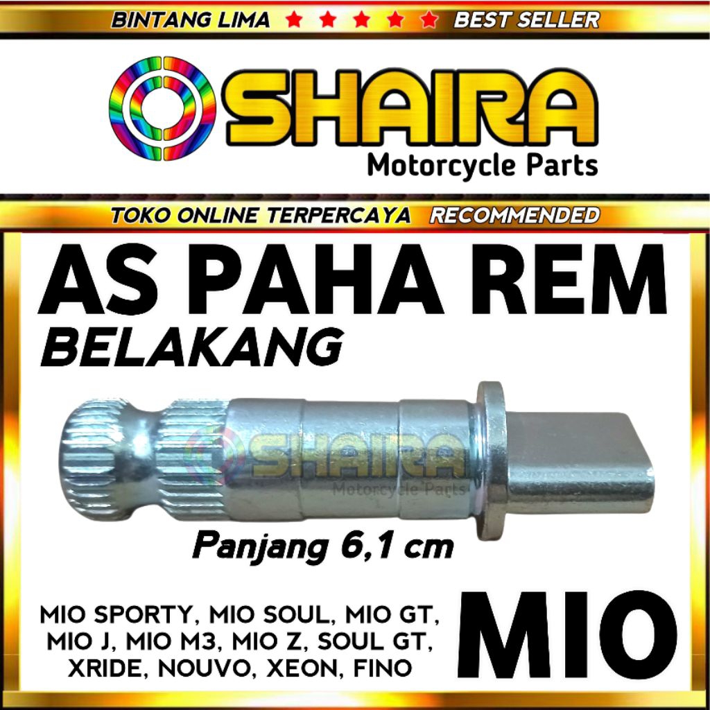 AS PAHA REM MIO SPORTY / MIO J / MIO M3 / MIO Z / MIO GT / FINO / NOUVO / SOUL GT / XRIDE / AS PAHA 