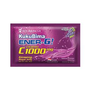 

Kuku Bima ener-G Vitamin C 1000 mg 1pax isi 6pcs