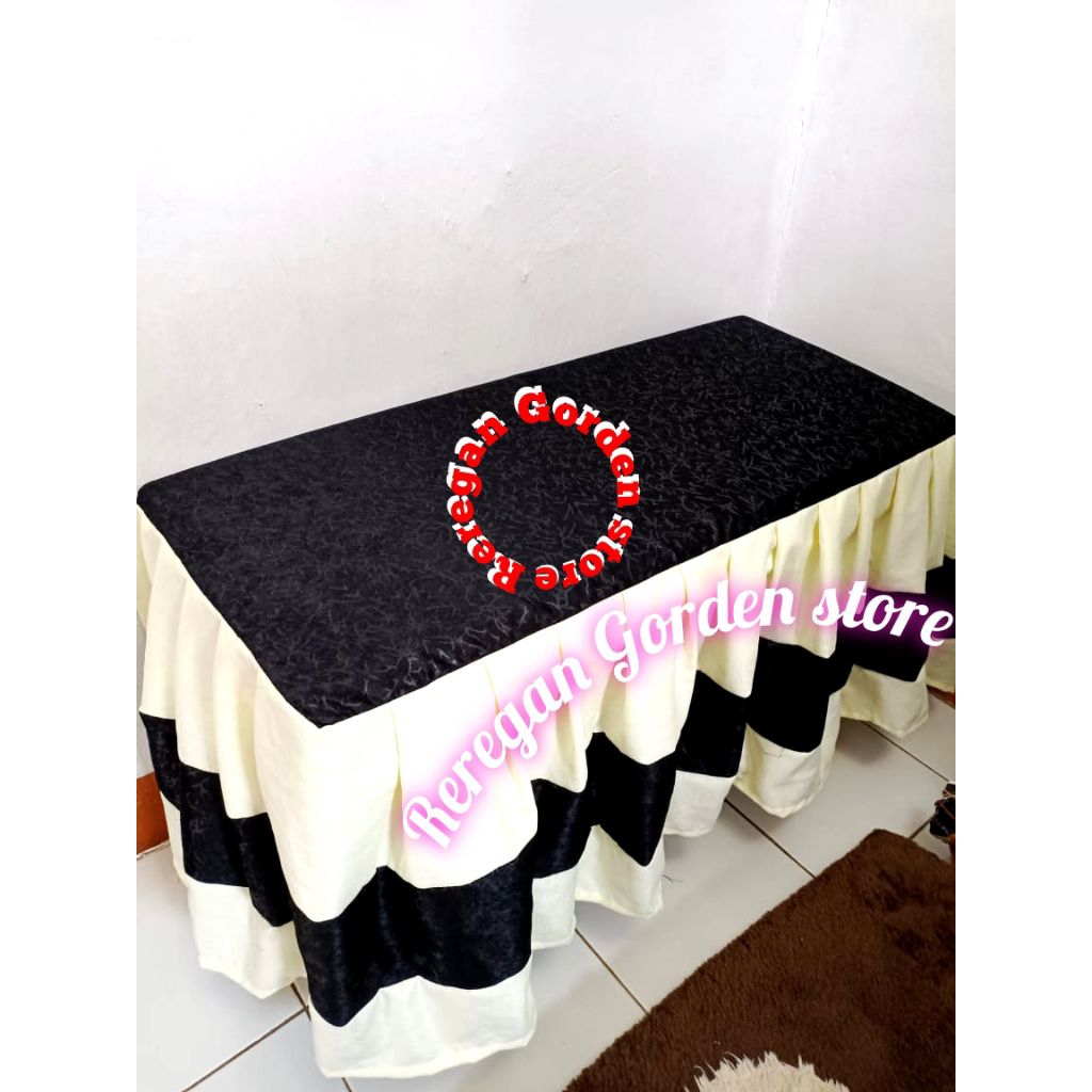 taplak meja tamu baru gorden alas meja mewah aesthetic minimalis