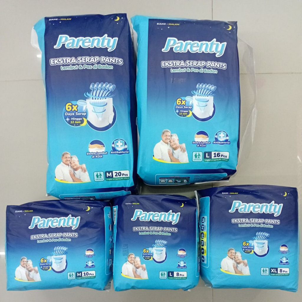 PARENTY - POPOK DEWASA EKSTRA SERAP MODEL CELANA