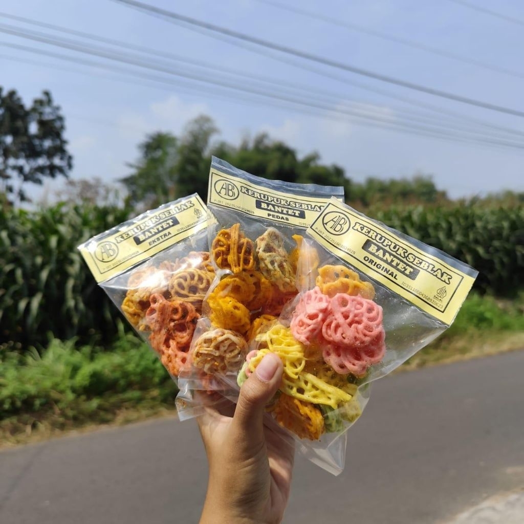 

KERUPUK SEBLAK (UYEL/MAWAR MINI) bantet termurah
