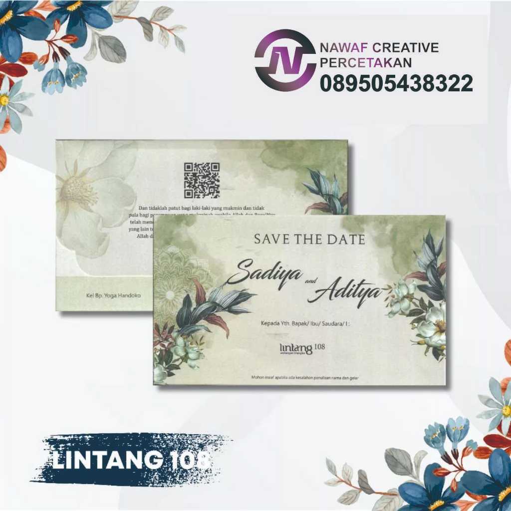 

Undangan Pernikahan Lintang 108 , HARGA MURAH bebas revisi